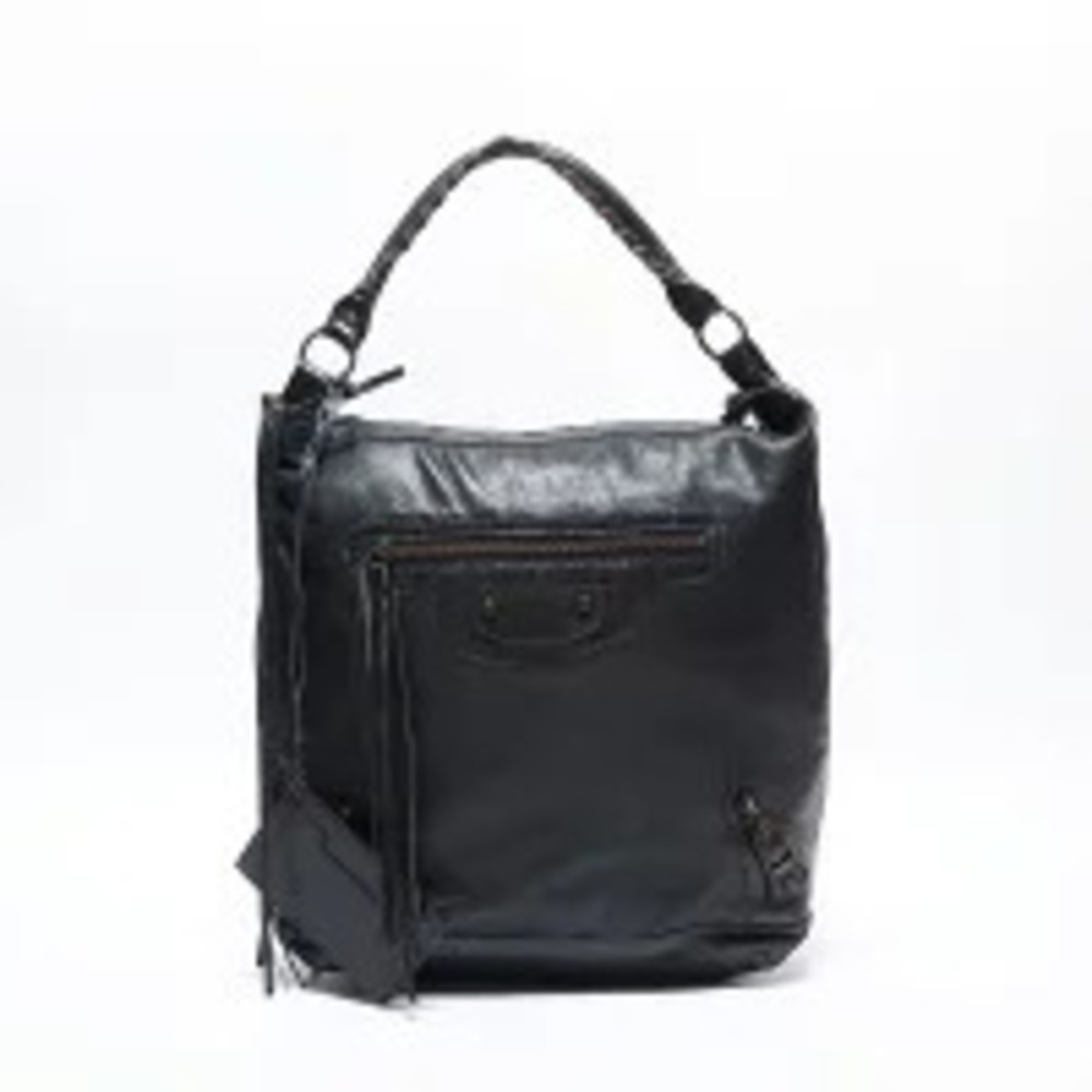 Balenciaga The Day Leather Shoulder Bag Black - Picture 2 of 13